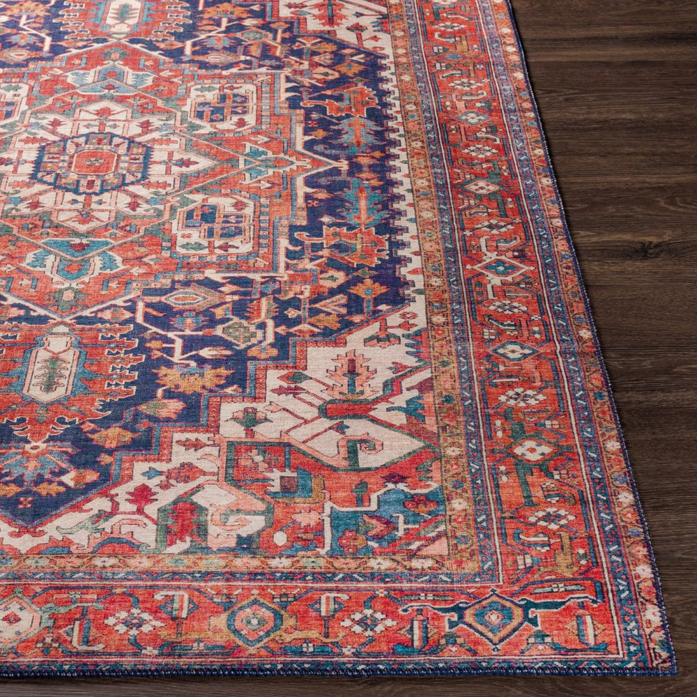 Livabliss Iris Flatweave Polyester Area Rug Traditional Pattern for Entryway or Bedroom Accent IRS2336-2339
