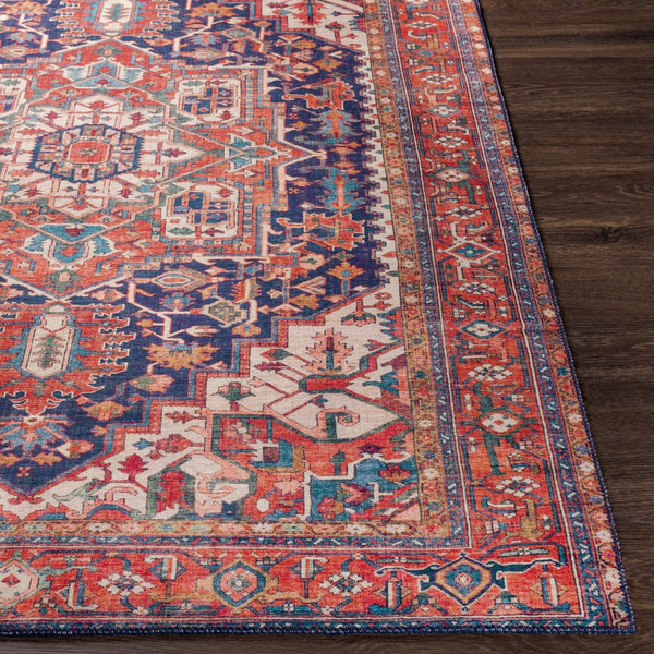 Livabliss Iris Flatweave Polyester Area Rug Traditional Pattern for Entryway or Bedroom Accent IRS2336-2339