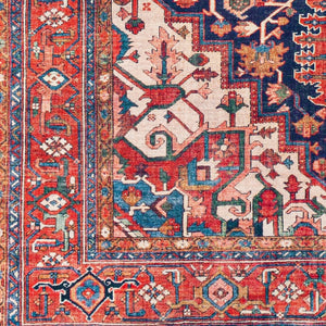 Livabliss Iris Flatweave Polyester Area Rug Traditional Pattern for Entryway or Bedroom Accent IRS2336-2339