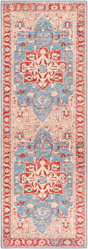Livabliss Iris Flatweave Polyester Runner Rug Traditional Motifs for Hallways and Entryways IRS2337-2676