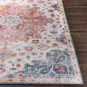 Livabliss Iris Geometric Flatweave Runner Rug for Hallways Entryways and High Traffic Areas Light Blue, Bur 8'10" x 12' IRS2352-912
