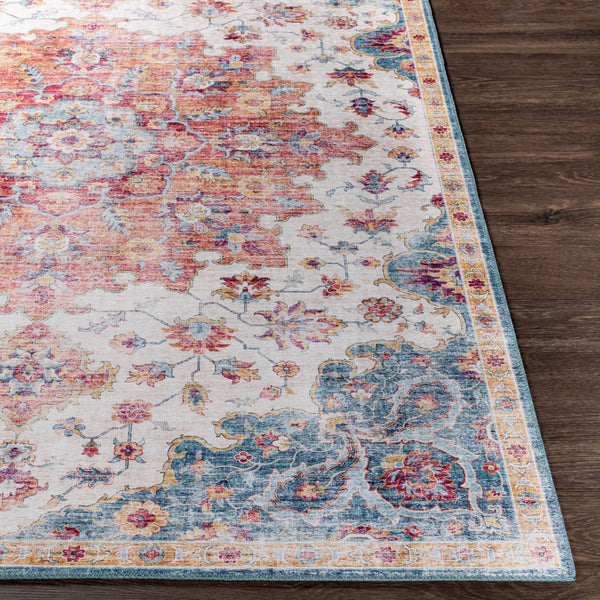 Livabliss Iris Geometric Flatweave Runner Rug for Hallways Entryways and High Traffic Areas Light Blue, Bur 8'10" x 12' IRS2352-912