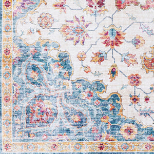 Livabliss Iris Geometric Flatweave Runner Rug for Hallways Entryways and High Traffic Areas Light Blue, Bur 8'10" x 12' IRS2352-912