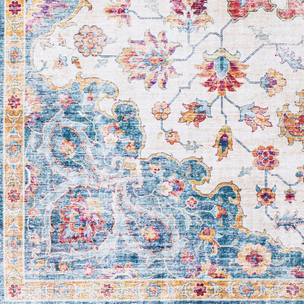 Livabliss Iris Geometric Flatweave Runner Rug for Hallways Entryways and High Traffic Areas Light Blue, Bur 8'10" x 12' IRS2352-912