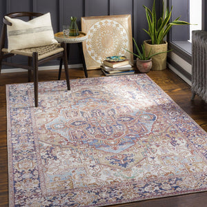 Livabliss Iris Flatweave Polyester Area Rug Traditional Pattern for Entryway or Accent Spaces Brown, Light Ol 5' x 7'6" IRS2360-576