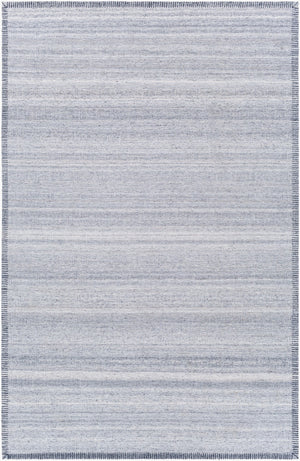 Surya Irvine 5' X 7'6" Handmade Viscose Area Rug – Global Style, Quality Craftsmanship, Easy To Clean Silver Gray Viscose Irv2302-810