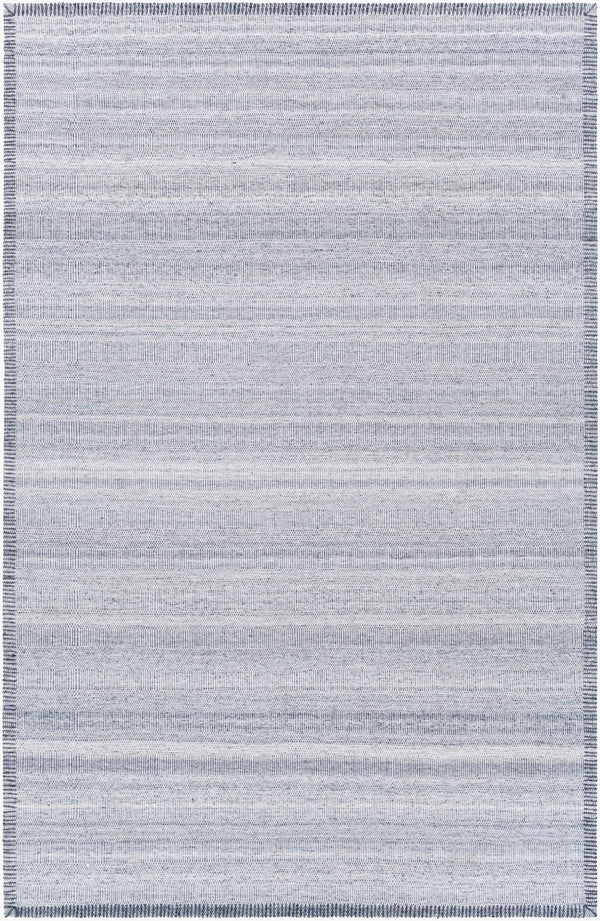 Surya Irvine 5' X 7'6" Handmade Viscose Area Rug – Global Style, Quality Craftsmanship, Easy To Clean Silver Gray Viscose Irv2302-810