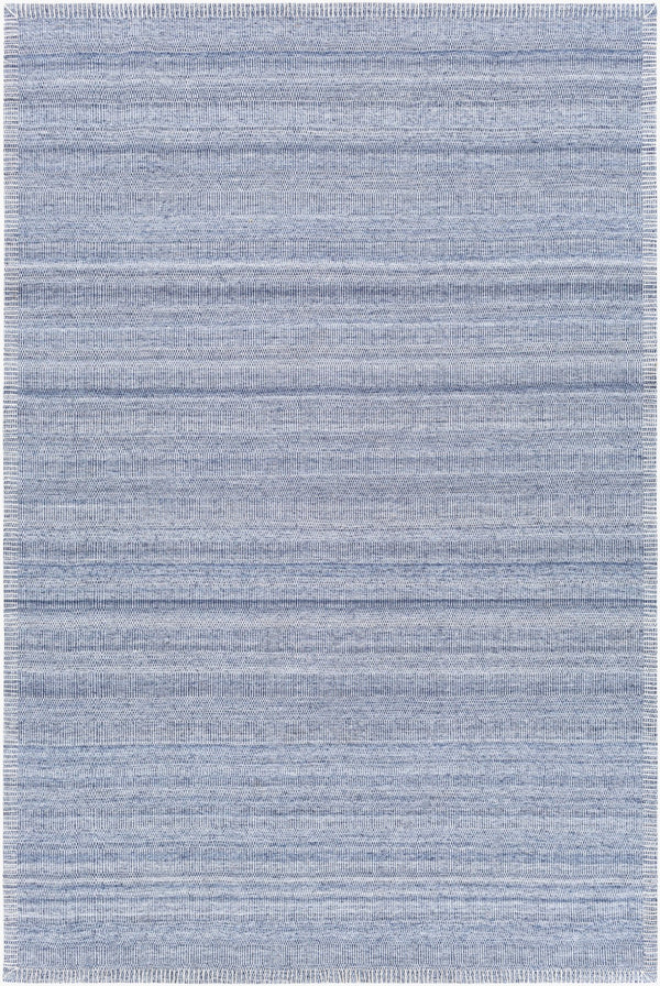 Surya Irvine 5' X 7'6" Handmade Viscose Area Rug – Global Style, Quality Craftsmanship, Easy To Clean Denim Viscose Irv2303-23