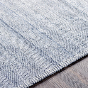 Surya Irvine 5' X 7'6" Handmade Viscose Area Rug – Global Style, Quality Craftsmanship, Easy To Clean Denim Viscose Irv2303-23