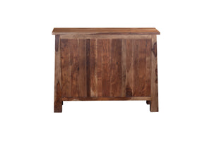 Porter Designs Kalispell Solid Sheesham Wood Dining Table - Timeless Craftsmanship & Style Brown Wood 07-196-04-2439