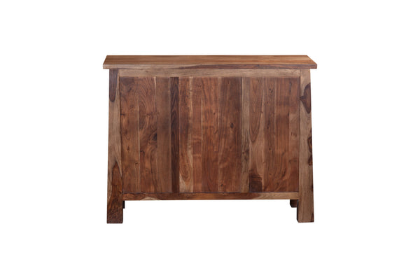 Porter Designs Kalispell Solid Sheesham Wood Dining Table - Timeless Craftsmanship & Style Brown Wood 07-196-04-2439