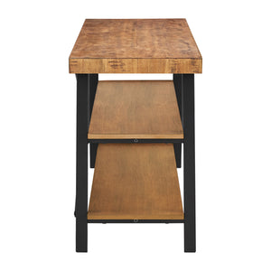 Homelegance By Top-Line Alastor Rustic X-Base 60-inch TV Stand Natural MDF