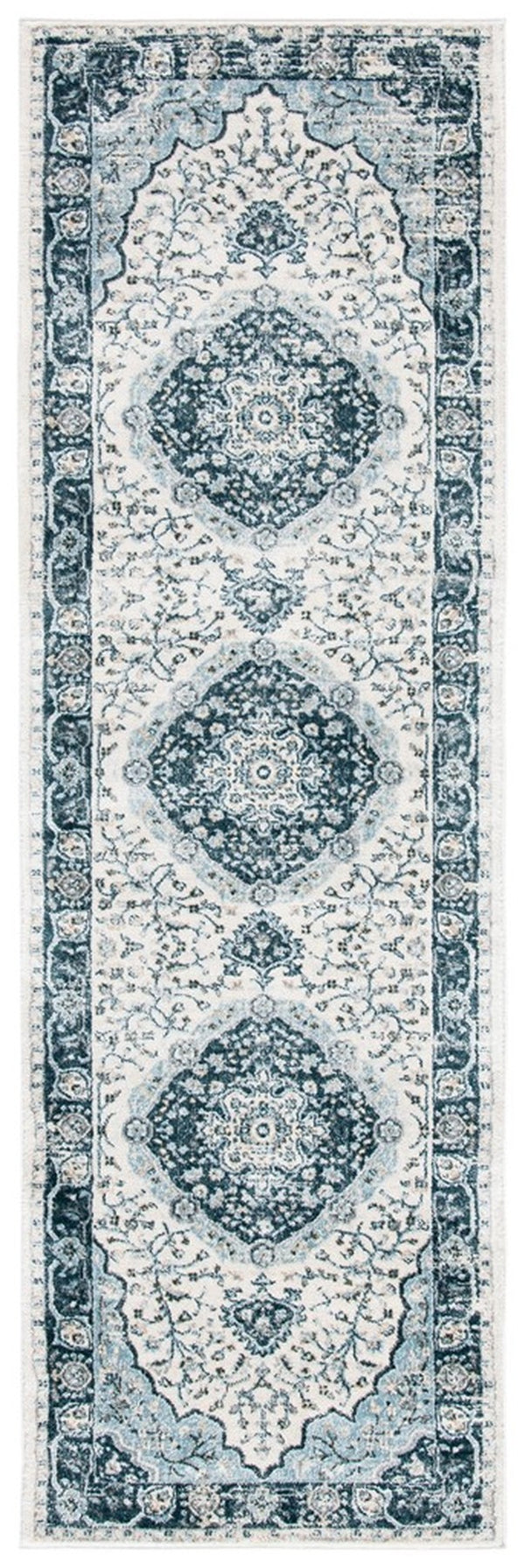 Safavieh Isabella 915 Power Loomed Transitional Rug Cream / Light Blue ISA915M-4
