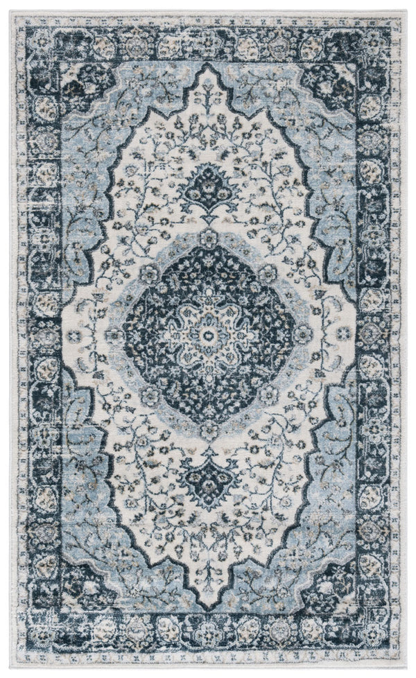 Safavieh Isabella 915 Power Loomed Transitional Rug Cream / Light Blue ISA915M-4