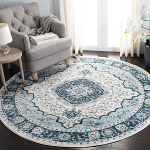 Safavieh Isabella 915 Power Loomed Transitional Rug Cream / Light Blue ISA915M-4