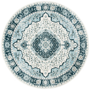Safavieh Isabella 915 Power Loomed Transitional Rug Cream / Light Blue ISA915M-4