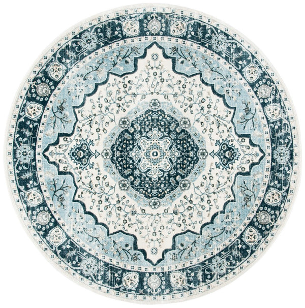 Safavieh Isabella 915 Power Loomed Transitional Rug Cream / Light Blue ISA915M-4