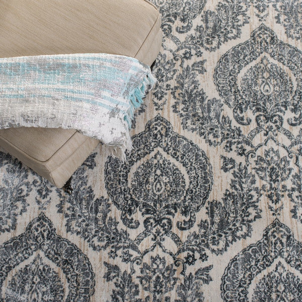 Safavieh Isabella 952 Power Loomed Transitional Rug Grey / Ivory ISA952F-4