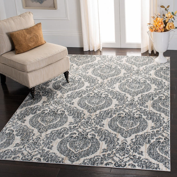 Safavieh Isabella 952 Power Loomed Transitional Rug Grey / Ivory ISA952F-4