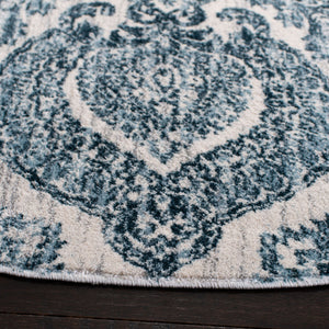 Safavieh Isabella 952 Power Loomed Transitional Rug Navy / Ivory ISA952N-4