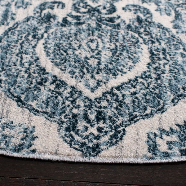 Safavieh Isabella 952 Power Loomed Transitional Rug Navy / Ivory ISA952N-4