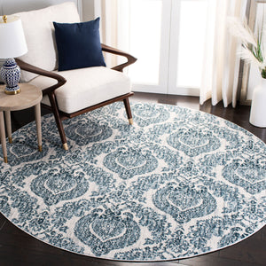 Safavieh Isabella 952 Power Loomed Transitional Rug Navy / Ivory ISA952N-4