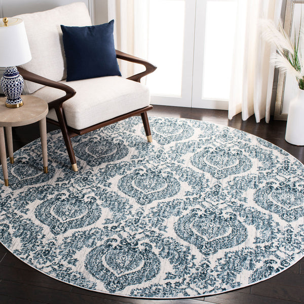 Safavieh Isabella 952 Power Loomed Transitional Rug Navy / Ivory ISA952N-4