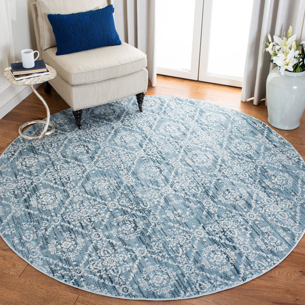 Safavieh Isabella 953 Power Loomed Transitional Rug Denim Blue / Ivory ISA953L-4