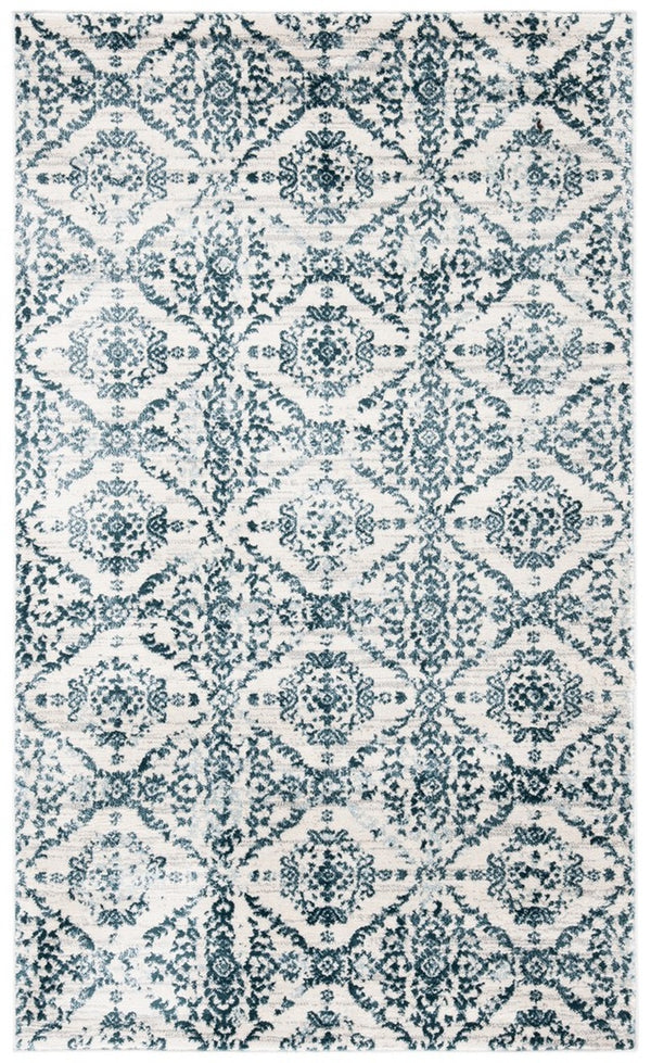 Safavieh Isabella 953 Power Loomed Transitional Rug Navy / Ivory ISA953N-4