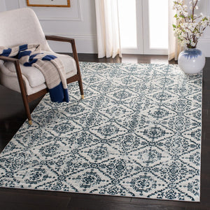 Safavieh Isabella 953 Power Loomed Transitional Rug Navy / Ivory ISA953N-4