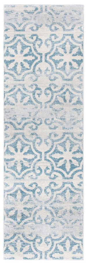 Safavieh Isabella 956 Power Loomed Transitional Rug Turquoise / Ivory ISA956K-4