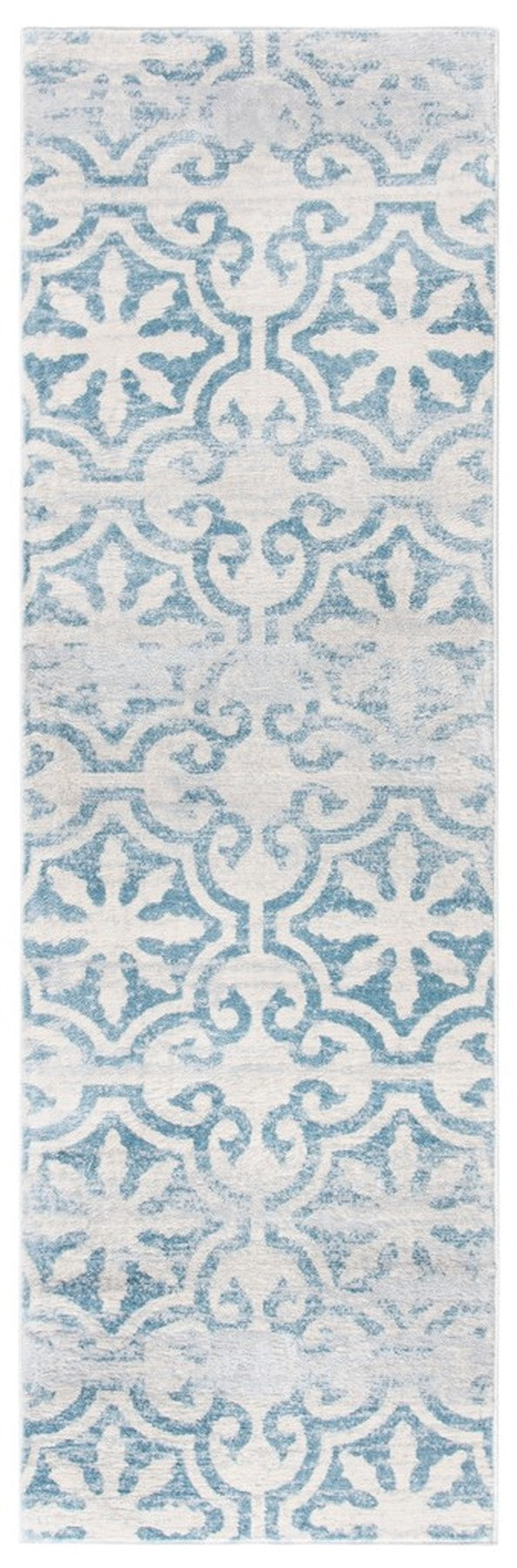 Safavieh Isabella 956 Power Loomed Transitional Rug Turquoise / Ivory ISA956K-4