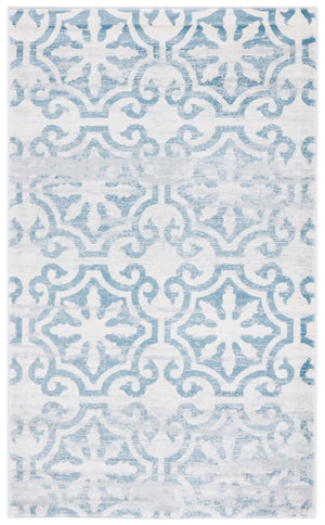 Safavieh Isabella 956 Power Loomed Transitional Rug Turquoise / Ivory ISA956K-4