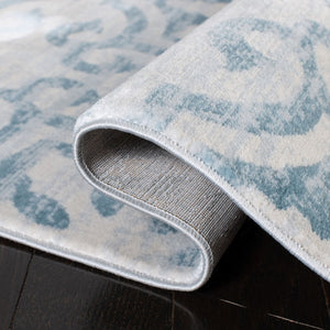 Safavieh Isabella 956 Power Loomed Transitional Rug Turquoise / Ivory ISA956K-4