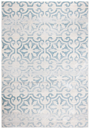 Safavieh Isabella 956 Power Loomed Transitional Rug Turquoise / Ivory ISA956K-4