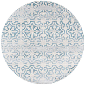 Safavieh Isabella 956 Power Loomed Transitional Rug Turquoise / Ivory ISA956K-4
