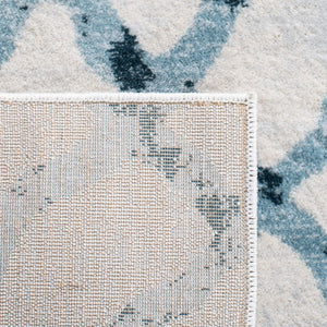 Safavieh Isabella 957 Power Loomed Transitional Rug Ivory / Turquoise ISA957A-4