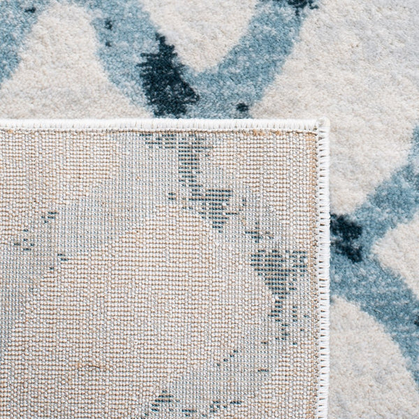 Safavieh Isabella 957 Power Loomed Transitional Rug Ivory / Turquoise ISA957A-4