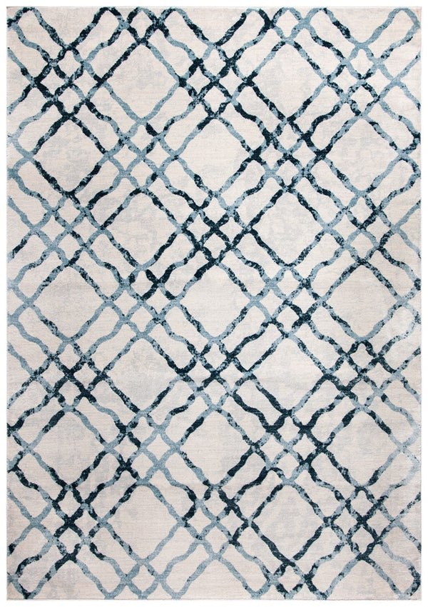 Safavieh Isabella 957 Power Loomed Transitional Rug Ivory / Turquoise ISA957A-4