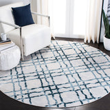 Safavieh Isabella 957 Power Loomed Transitional Rug Ivory / Turquoise ISA957A-4