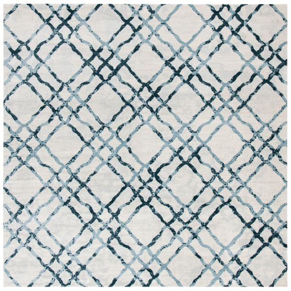 Safavieh Isabella 957 Power Loomed Transitional Rug Ivory / Turquoise ISA957A-4