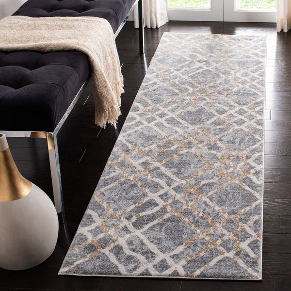 Safavieh Isabella 957 Power Loomed Transitional Rug Silver / Ivory ISA957G-4