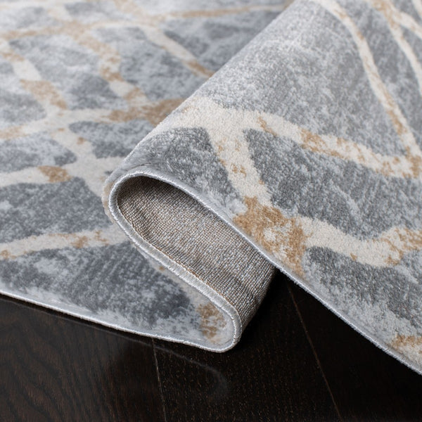 Safavieh Isabella 957 Power Loomed Transitional Rug Silver / Ivory ISA957G-4