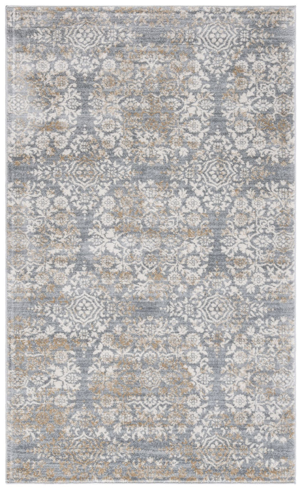 Safavieh Isabella 958 Power Loomed Transitional Rug Silver / Ivory ISA958G-4