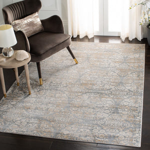Safavieh Isabella 958 Power Loomed Transitional Rug Silver / Ivory ISA958G-4