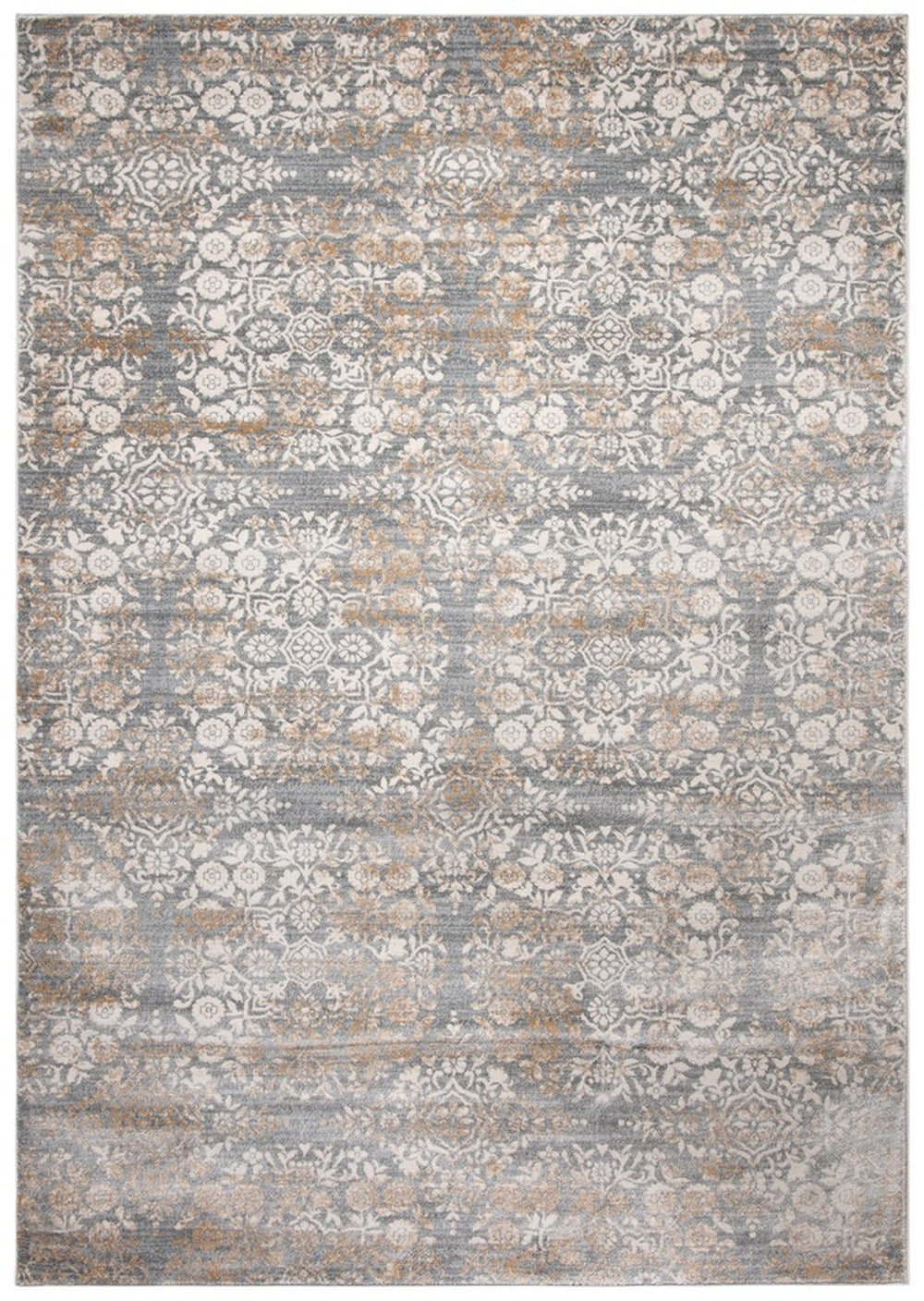 Safavieh Isabella 958 Power Loomed Transitional Rug Silver / Ivory ISA958G-4