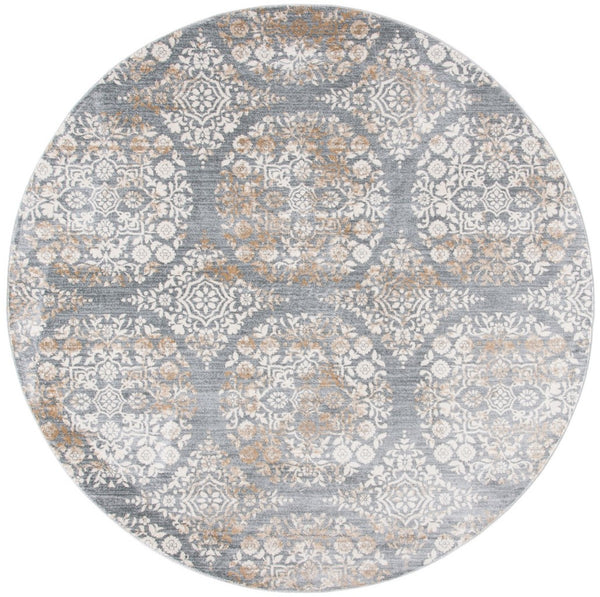 Safavieh Isabella 958 Power Loomed Transitional Rug Silver / Ivory ISA958G-4
