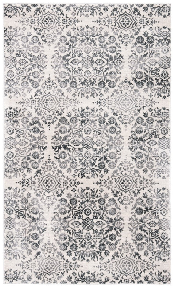 Safavieh Isabella 958 Power Loomed Transitional Rug Charcoal / Ivory ISA958H-4