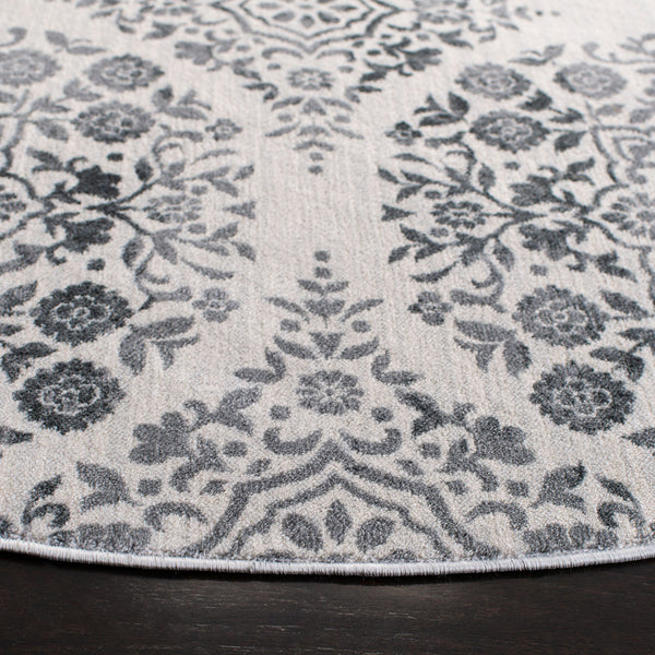 Safavieh Isabella 958 Power Loomed Transitional Rug Charcoal / Ivory ISA958H-4