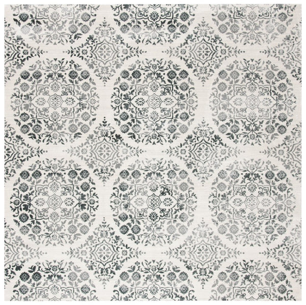 Safavieh Isabella 958 Power Loomed Transitional Rug Charcoal / Ivory ISA958H-4